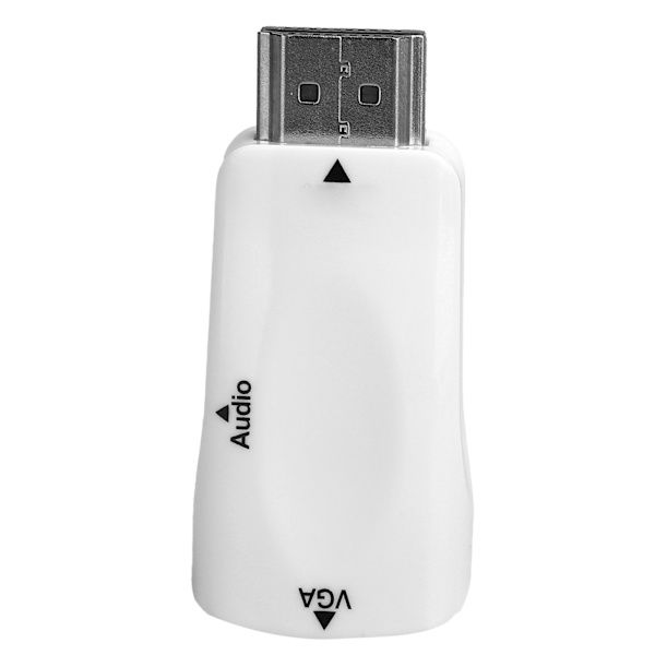 HD Multimedia Interface Han til VGA Hun Konverter Adapter til PC Laptop Projektor