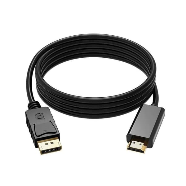 4K 60Hz DisplayPort–HDMI-kaapeli 1,8 m, EI HDMI–DisplayPort-sovitin, DisplayPort–HDMI-kaapeli, DP–HDMI-sovitinkaapeli