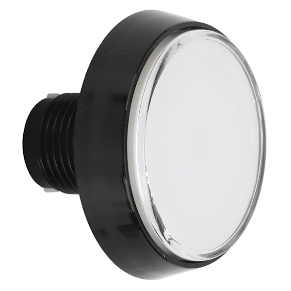 60 mm iso pyöreä litteä painike LED-valolla ja 3 jalan kytkimellä nosturikoneeseen/pelikonsoliin, valkoinen