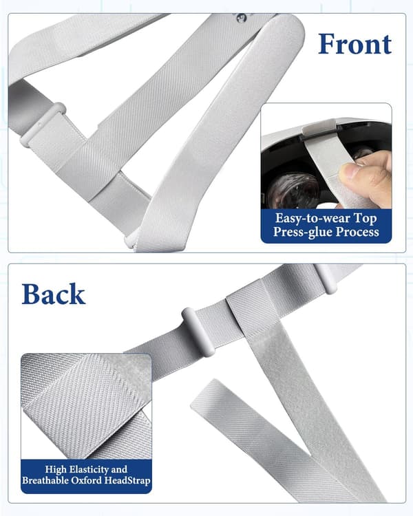 Compatible and suitable for use as a replacement VR headband for Oculus Quest 2