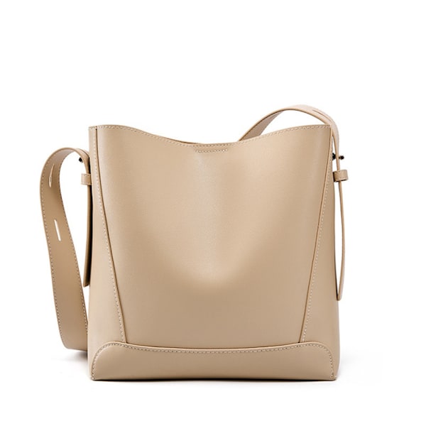Stilige Designer Bucket Bag i Røykfylt Grå - Kvinners Crossbody Trendy Håndveske Smoke Gray About 25*11*26cm