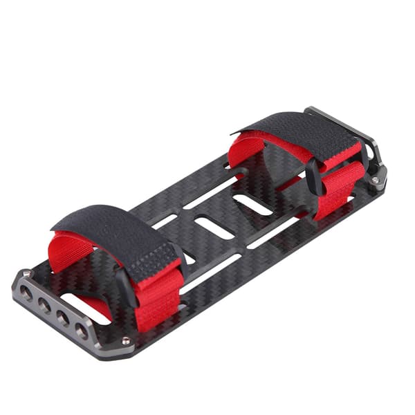 Batteriholder i kulfiber til 1/10 skala Crawler RC-bil