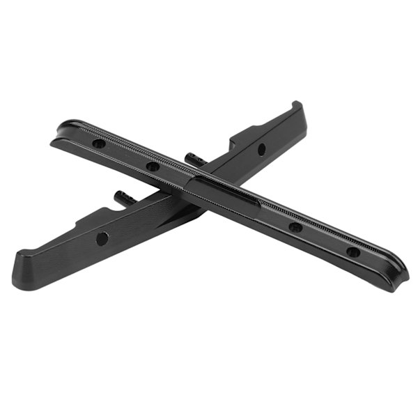 RC Aluminiumlegering Främre Bakre Stötfångarset för Axial SCX24 90081 1/24 RC Bil Uppgraderingsdelar Svart