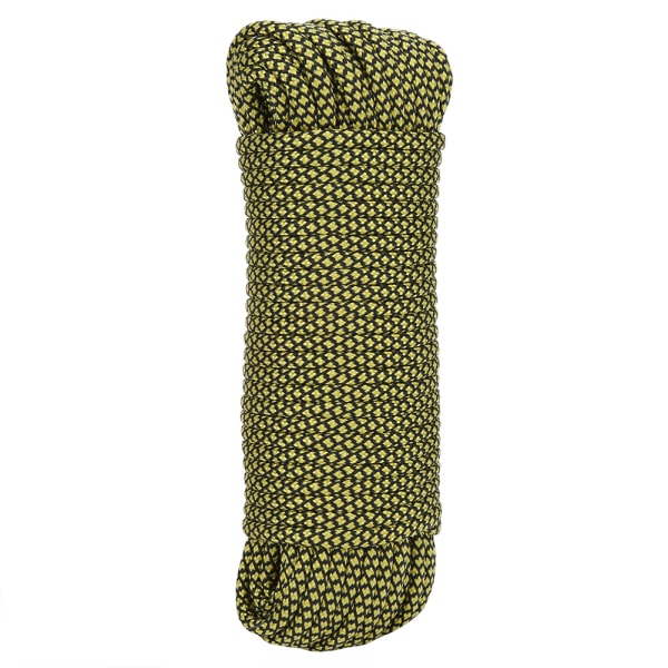 9 Core Paracord Rescue Binding Telt Lanyard Camping Reb til Udendørs Armbånd Weaving20M Gul