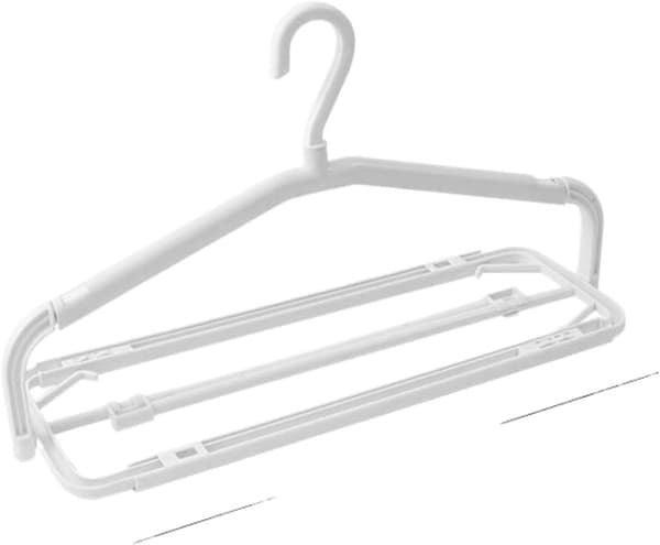 Foldable Extendable Clothes Hanger for Home Use - Non-slip - Set of 2
