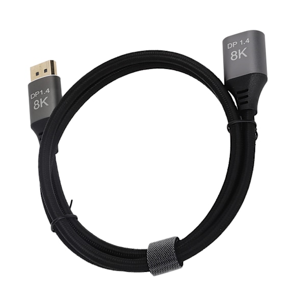 Forlængerkabel Adapter Display Port 1.4 Han til Hun High Definition 8K ved 60Hz 4K ved 144Hz 1 Meter