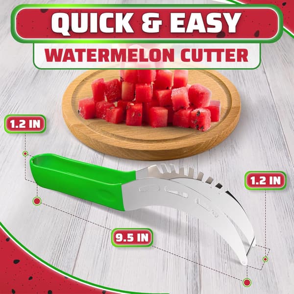 Melonskjærer - vannmelonskjærer - rustfritt stål
