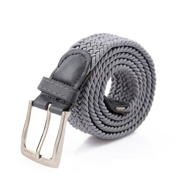 125cm punottu vyö vyötärönauha HARMAA grey