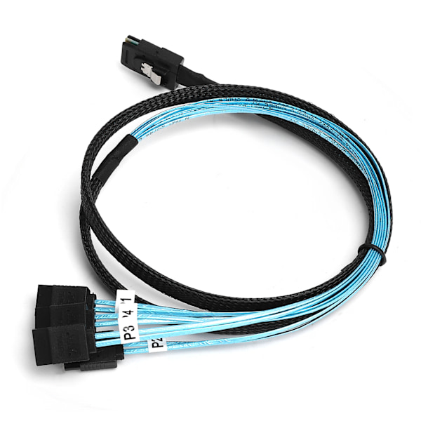 Mini SAS 36Pin Uros SFF‑8087 - 4 SATA 7Pin Naaras Kaapeli Mini SAS Isäntä Sisäinen Kaapeli