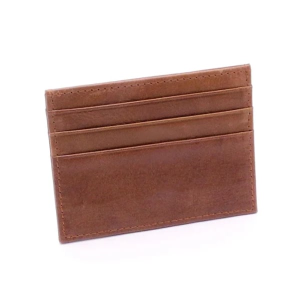 Kortholder Ultratynt Business Genuine Leather - Forskjellige farger Brun