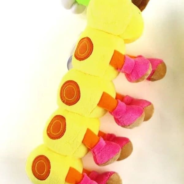Super Mario Wiggler toukka pehmolelu 27 cm UUSI KLB