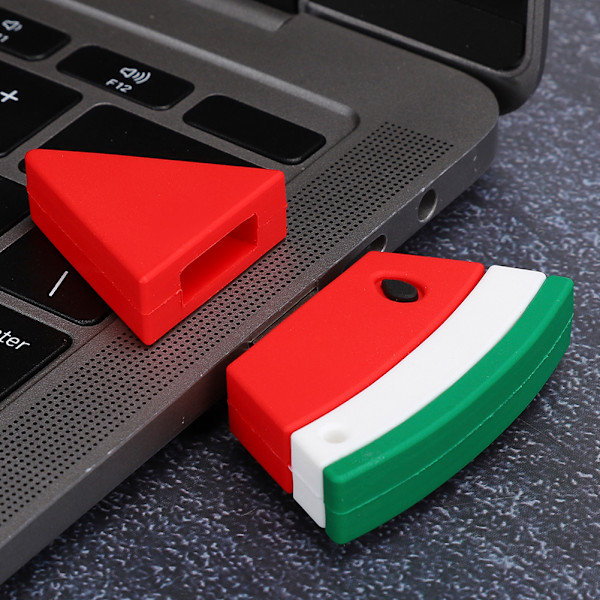 Tegneserie U Disk PVC Lille USB Vandmelon Mønster Flash Pen Drive Sød Hukommelsespind 16G
