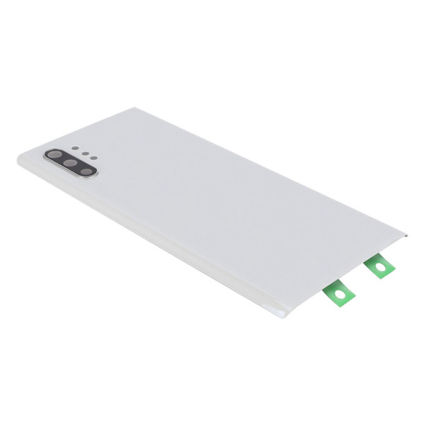 BW-SMBCH NOT10+ Glas Mobiltelefon Batterilucka Bakre Skydd Reservdel Tillbehör för Samsung Note10 plus (Vit)