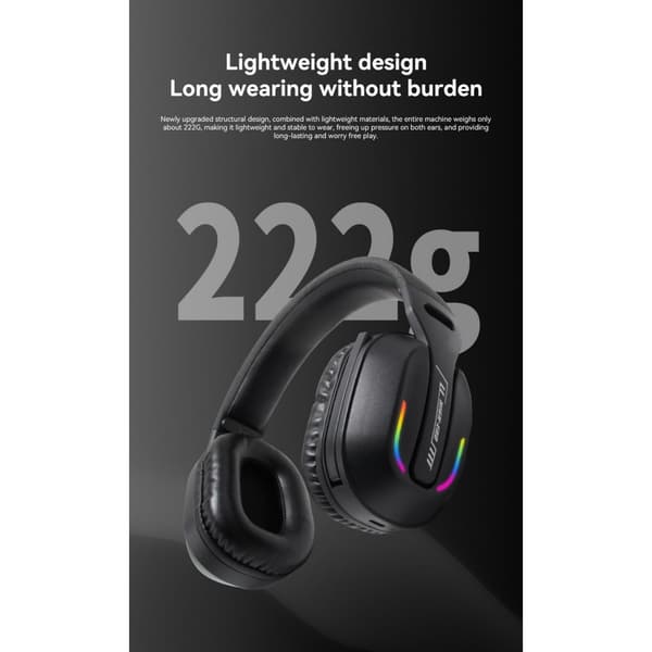 2.4G Trådlöst Bluetooth Over-Ear Gaming Headset med Mikrofon