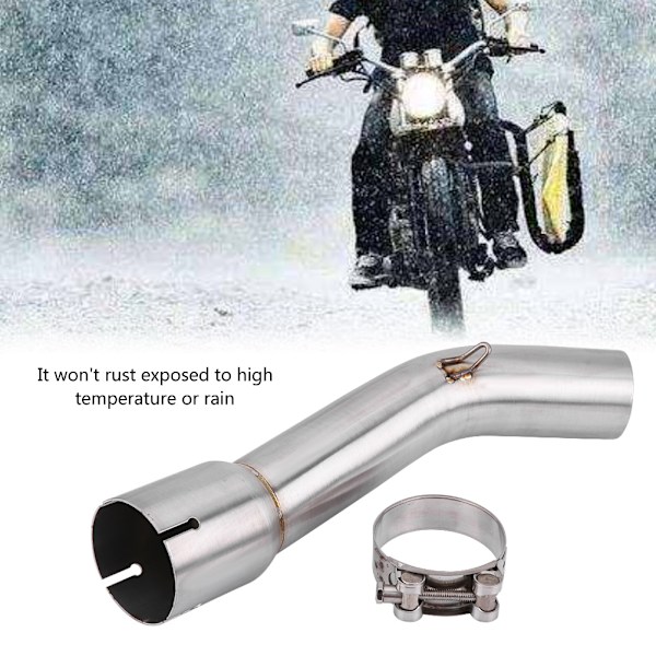 Motorcykel Avgassystem Mellanrör Koppling för Yamaha FZ1 FZ1-N 2006-2015