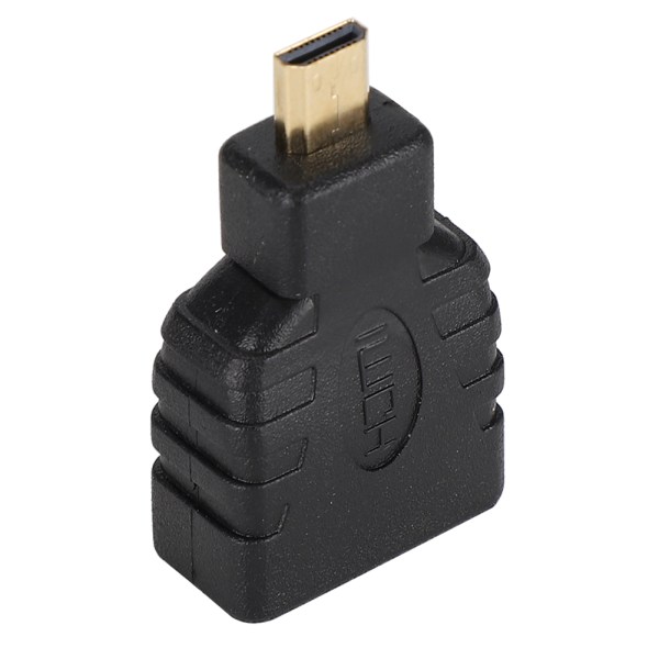 10 stk. Sort ABS Micro HDMI til HDMI Adapter Connector Understøtter 1080P til Raspberry Pi 4B