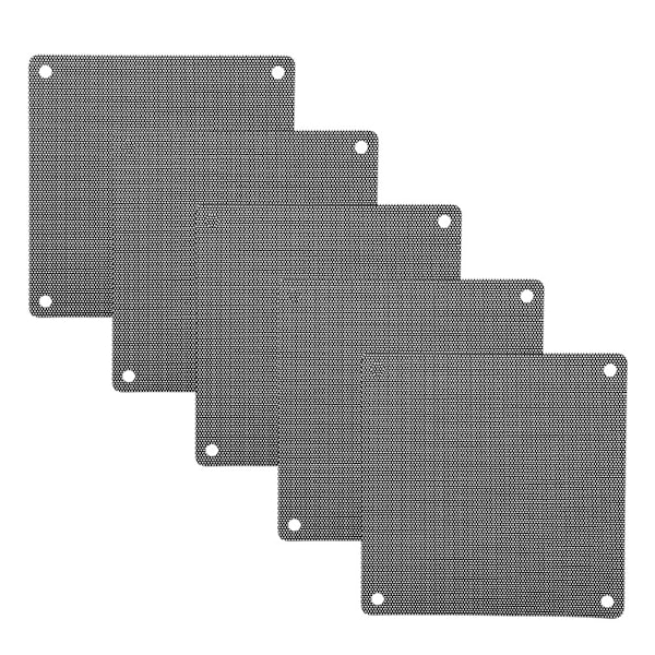 5st 12*12cm PC Dator PVC Fläkt Skydd Dammtät Förvaringspåse Svart