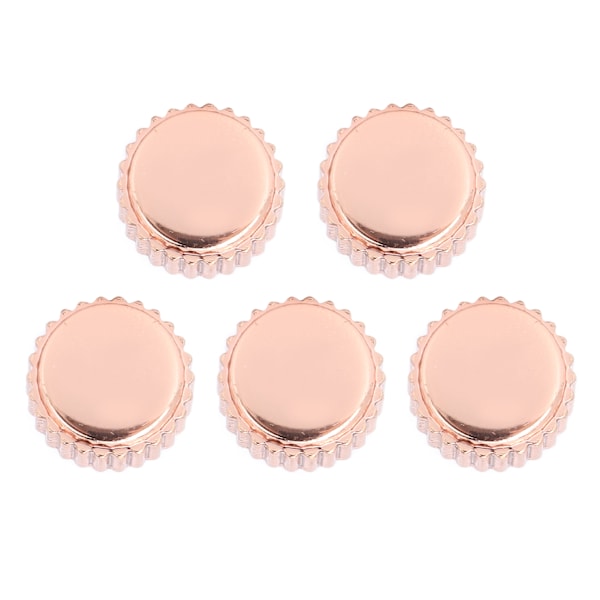 5Pcs Watch Crown Parts Easily Use Various Sizes Wear Resistant Wrist Watch Crown Replacement for Watch Repairer5.5mm