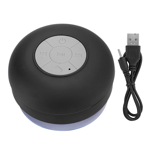 Mini Trådlös Bluetooth Högtalare Badrum Vattentät Musikspelare med Sugpropp