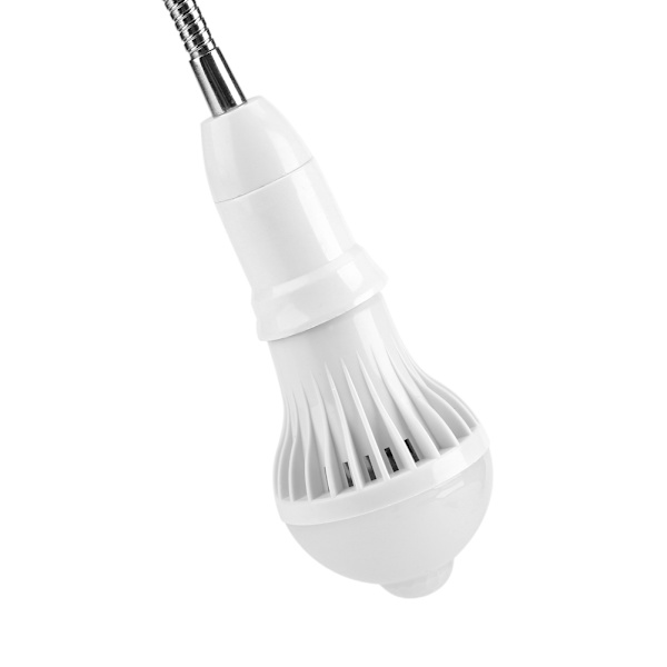 E27 Intelligent Detektion PIR Infraröd Rörelsesensor Lampa LED Glödlampa 5W