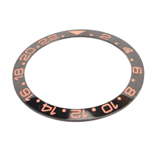 Klocka Bezel Insert 38mm Svart Bas Roséguld Siffra Keramisk Klocka Bezel Ring Ersättningstillbehör