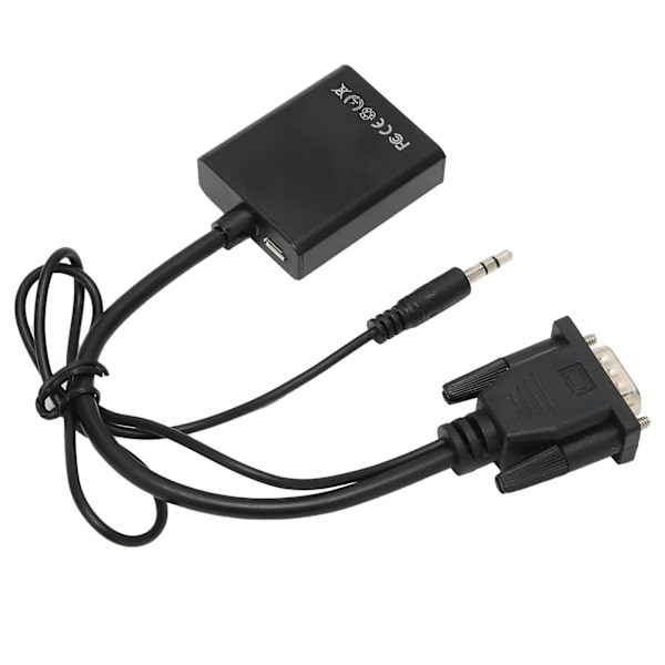 Lydkonverter VGA til High Definition Multimedia Interface Signal Konverteringsadapter