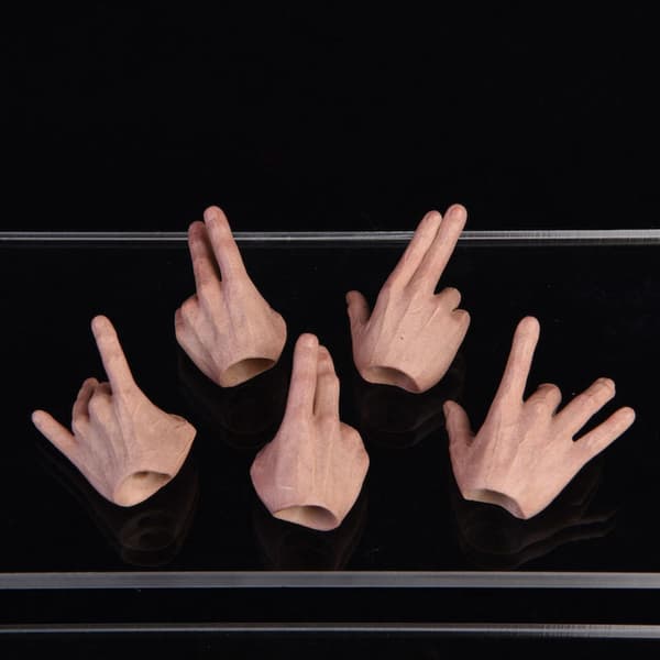 2x5st 1:6 Mands Fingerhænder Model til Enterbay PH JO 12-tommer Actionfigurer
