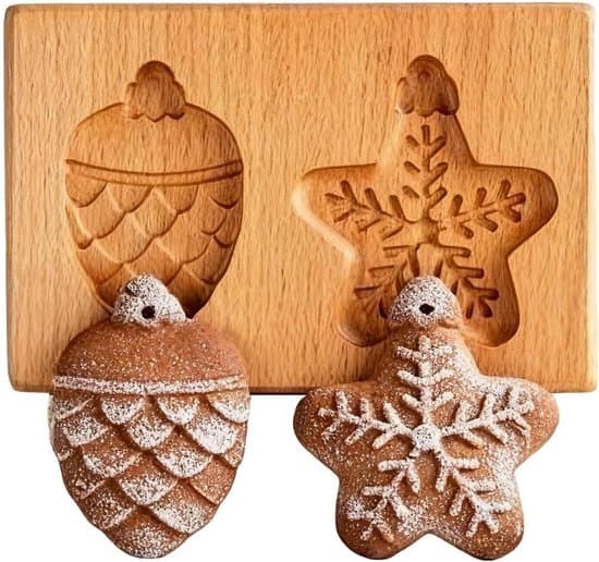Træ cookieforme - Træ cookieforme, cookiepressere, bageforme - Dekorationer til bryllupper, fester, Halloween og jul