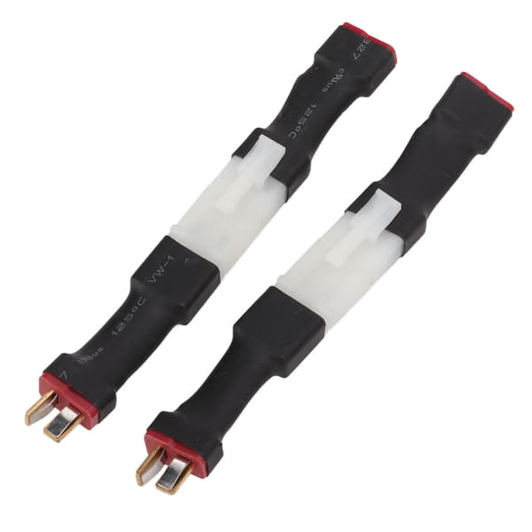 【NX】4 STK RC Batteriadapter Bærbar Stærk Forbindelse Plast RC T-stil stik til RC Bil Flymodel Generel til Tamiya