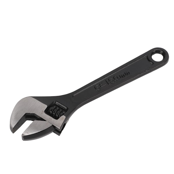 Säädettävä avain, leuka 45 terästä, suurempi karhennus, ripustusreikä, ammattilaisille, kotiin ja teollisuudelle, 6 tuumaa/150 mm