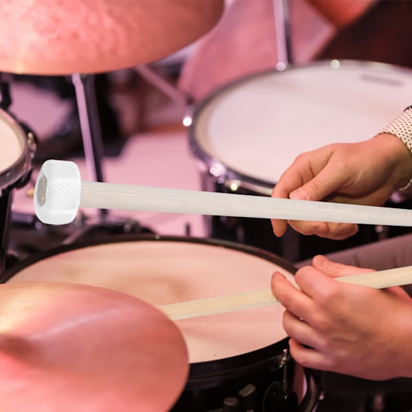2 st Mapleträ Små Gong Hammare Gongklubba Percussion Musikinstrument Tillbehör