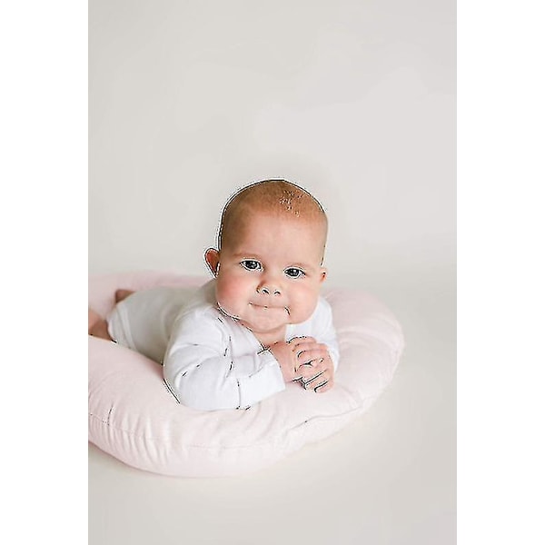 Babyseng - Ultra Blød Rosa Åndbar Fiberfyld til Babysøvn