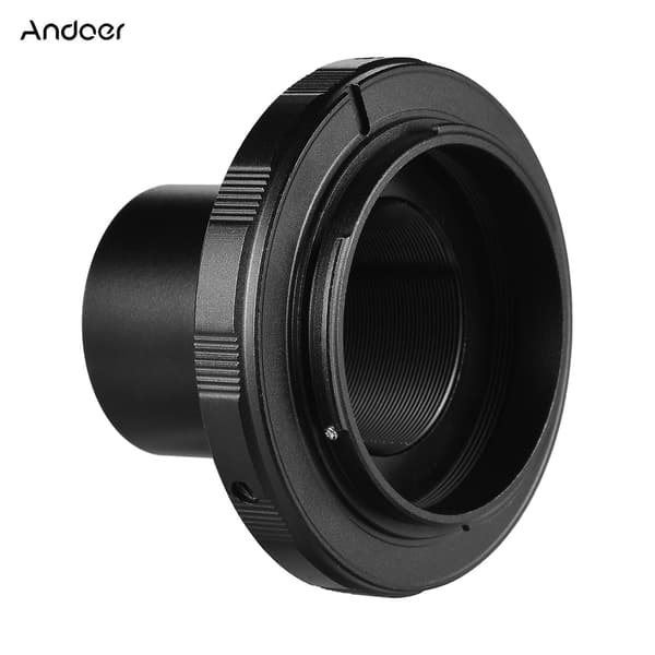 Andoer Camera Telescope Adapter Ring Photography Accessories Replacement for Nikon Camera 1.25 Inch Eyepiece