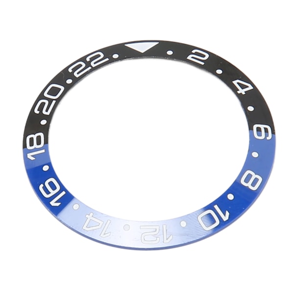 Keramisk Urkrans Indsats 40mm Ydre Diameter Armbåndsur Løkke Ring Reservedele Sort Blå