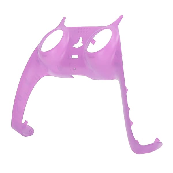 Dekorativ Strimmel Cover til Spilcontroller med Knapsæt Udskiftning til PS5 Gamepad - Lilla