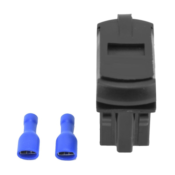 12-24V 5V Dobbel USB-laderkontakt Voltmeter LED-skjerm for motorsykkel Smarttelefonnettbrett