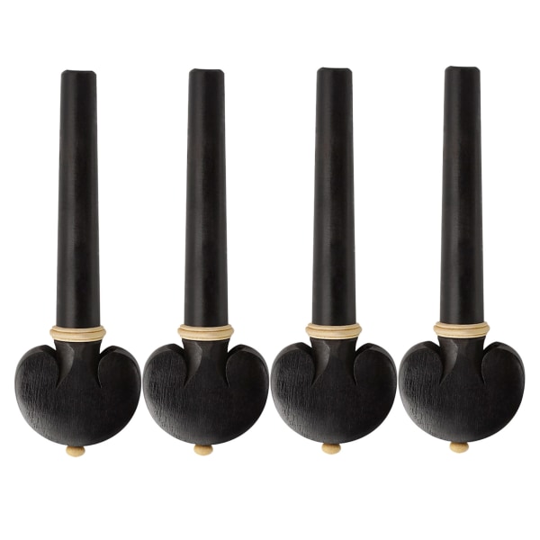 4 stk Cello-stemmer Glatt finjustering Ebony Wood Orkesterstrenger Tilbehør Deler