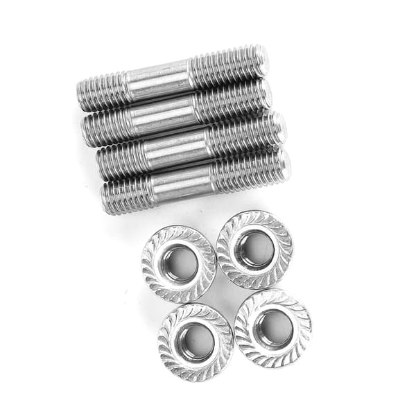 4 stk Bilsystem Eksos Stud Muttere M8x1.25 42mm/1.65in T25 T28