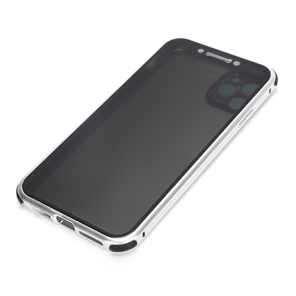 AntiPeep Magneettinen Adsorptio Puhelinkotelo Kaksipuolinen Lasikuori iPhone 11 Pro Maxille