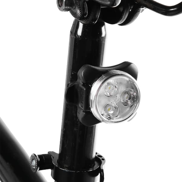 650mA USB Rechargeable LED Bicycle Front Tail Safety Warning Light (Red White Set) 0.2