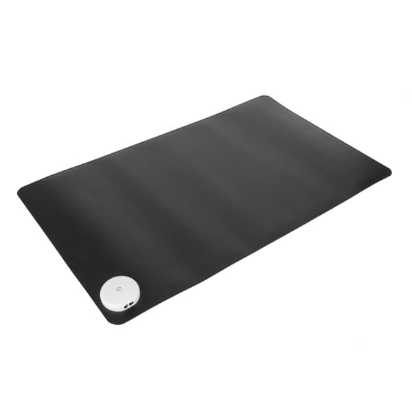 Warm Desk Pad 3 Heating Levels Timer Waterproof Large PU Leather Heated Mouse Pad Office Use 100-240V EU Plug