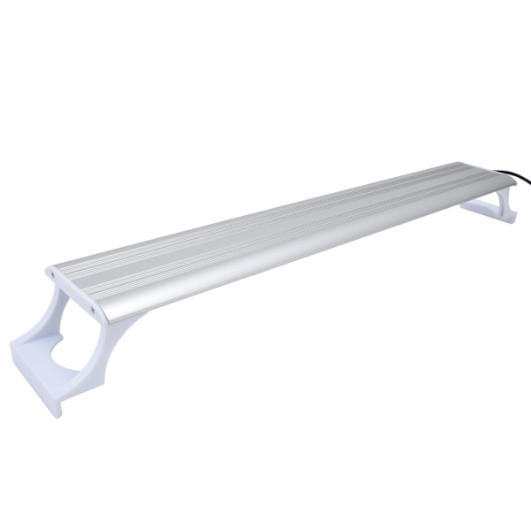 Akvarielys Fisketank Lys Dæmpbar Farveskiftende Lampe med LED Controller EU Stik 220V