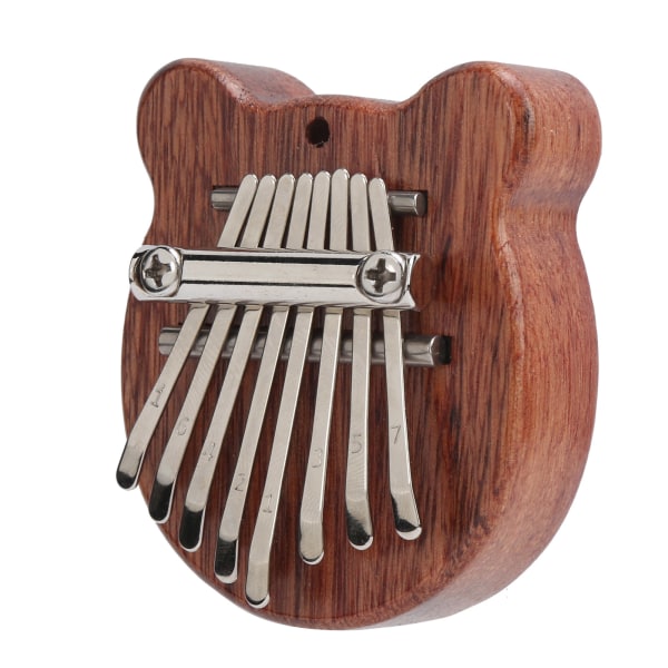 8 Tone Kalimba Mini Tommelfingerklaver Børnegave Udendørs Fritidsinstrumenter Bjørneform
