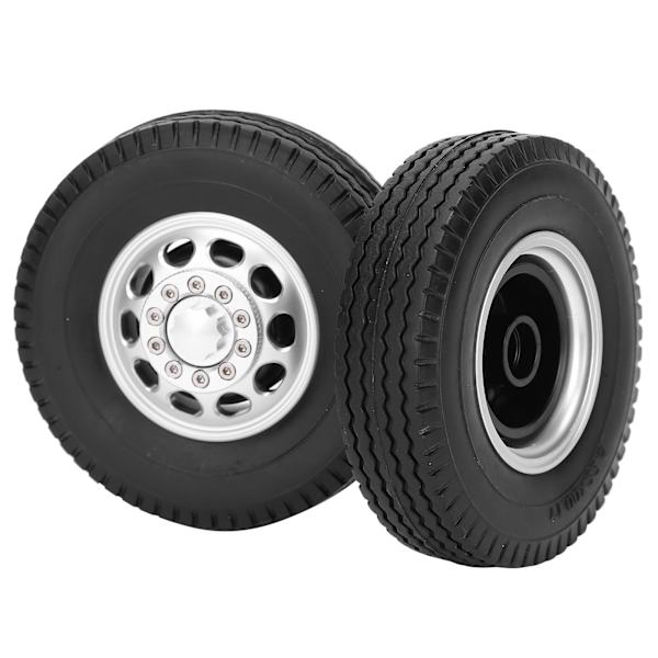 2 kpl Alumiiniseos 10 reikää Navan kanssa Renkaiden Iho Etupyörä Tamiya Kuorma-autolle 1/14 RC Osa