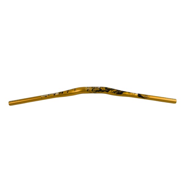 Hjulspår Styreheving Aluminiumlegering Sykkel Riser Bar 31,8 mm Monteringsdiameter Gul