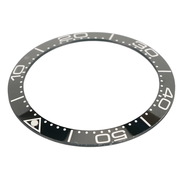 Keramisk Klockring Bezel 38mm Klockring Insats Ersättningsdelar Tillbehör för Urmakare Grön Bas Vit Siffra