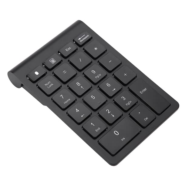 Svart 22 Taster Mini Numpad Trådløst Bluetooth Numerisk Tastatur For OS X PC
