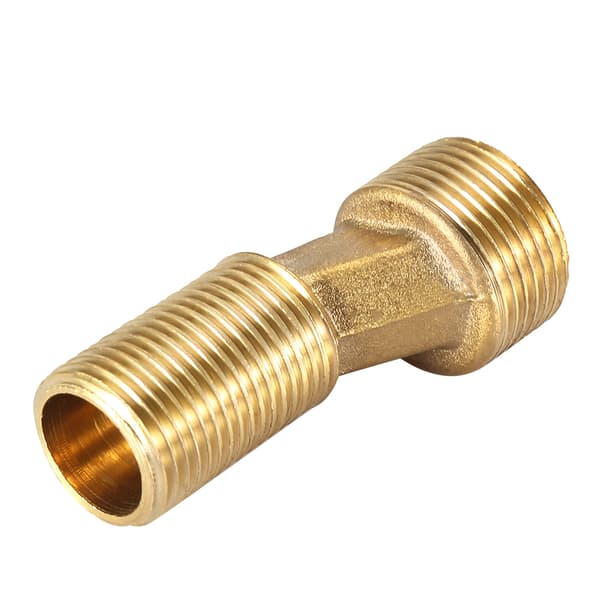 Hex Nippel 3/4\" x 1/2\" Npt Messing Rørfitting Vandrørs Tilslutningstilbehør