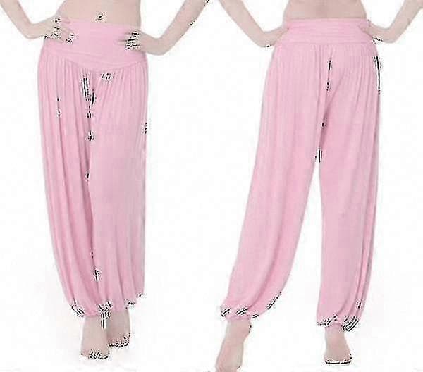 Dame Harem Bukser Brede Jumpsuits Rosa[ALM] Pink 2XL