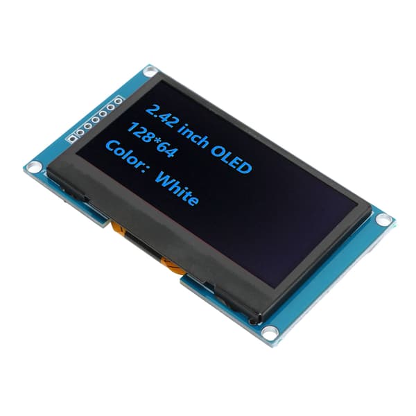 2.42 inch OLED Display Module SPI Serial Port SSD1309 Driver IC DIY MRA091C Blue